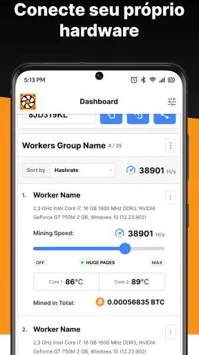 CryptoTab Farm: Ouro Digital screenshot