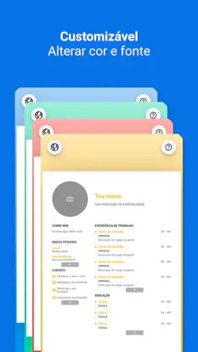 Currículo Fácil PDF - CV screenshot