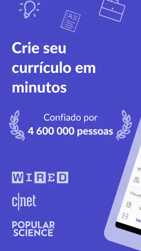 Currículo PDF - CV Engineer screenshot