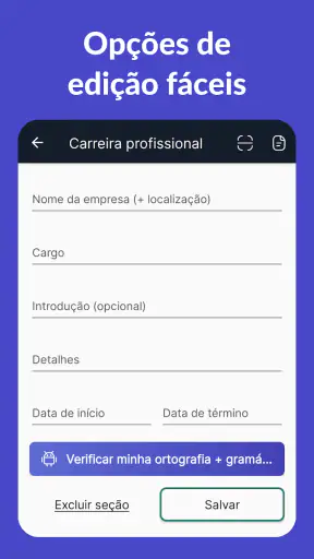 Currículo PDF - CV Engineer screenshot