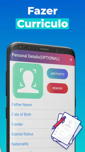 Curriculum Vitae App screenshot