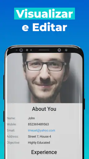 Curriculum Vitae App screenshot