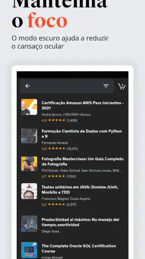 Cursos em vídeo on-line Udemy screenshot