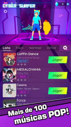 Cyber Surfer :Aventura Rítmica screenshot