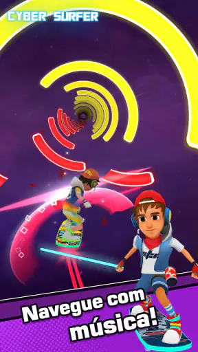 Cyber Surfer :Aventura Rítmica screenshot