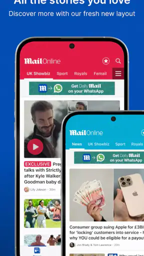 Daily Mail: Breaking News screenshot
