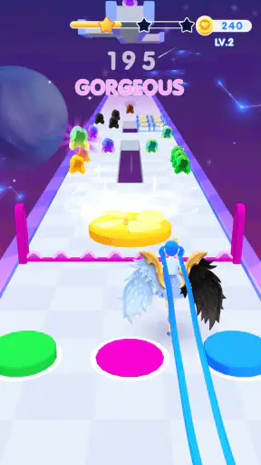 Dancing Hair: Vestir-se screenshot
