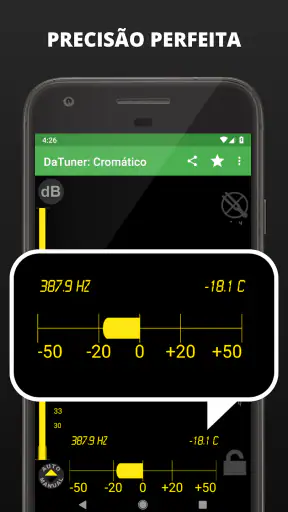 DaTuner: afinadores/metrônomos screenshot