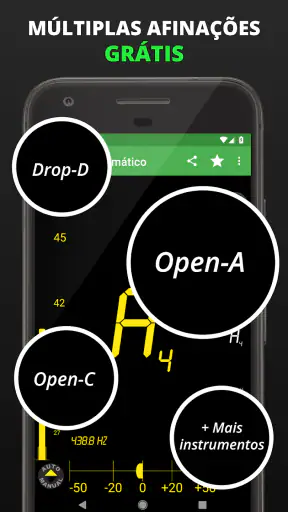DaTuner: afinadores/metrônomos screenshot