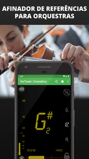 DaTuner: afinadores/metrônomos screenshot