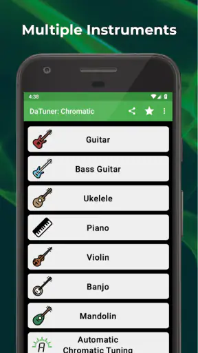 DaTuner: afinadores/metrônomos screenshot