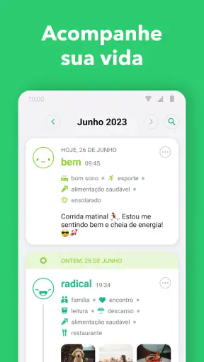 Daylio Diário: Diário de humor screenshot