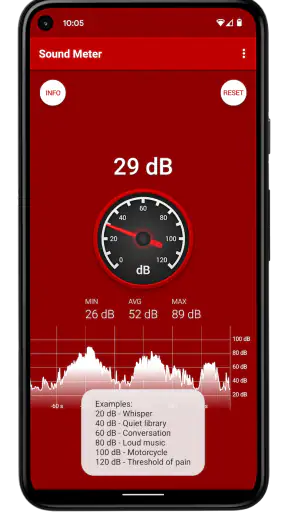 Decibelímetro screenshot