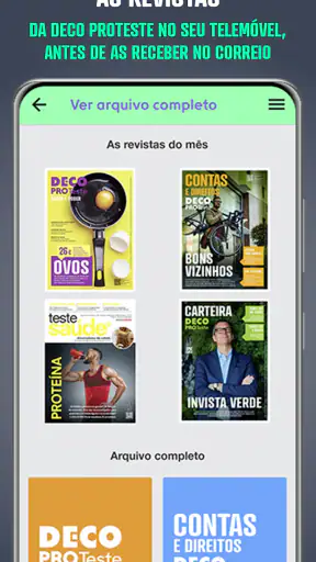 DECO PROteste Revistas screenshot