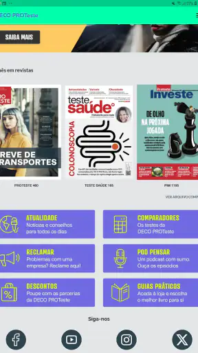 DECO PROteste Revistas screenshot
