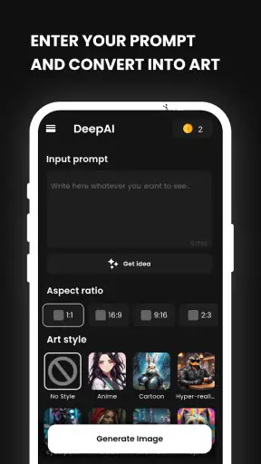 DeepAI: Image Generator screenshot