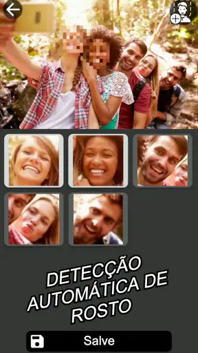 Desfocar rosto Censor de fotos screenshot