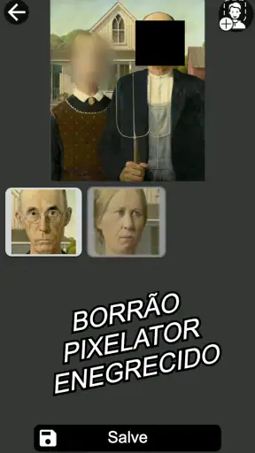 Desfocar rosto Censor de fotos screenshot