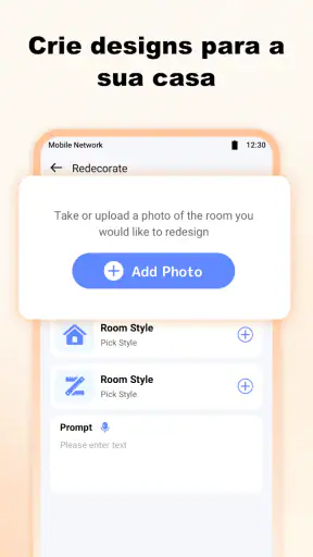 Design de interiores com IA screenshot