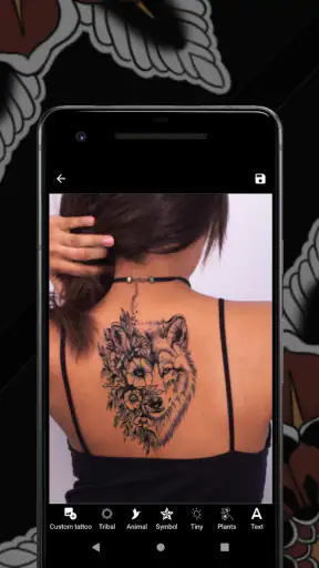 Design e Simulador de Tatuagem screenshot