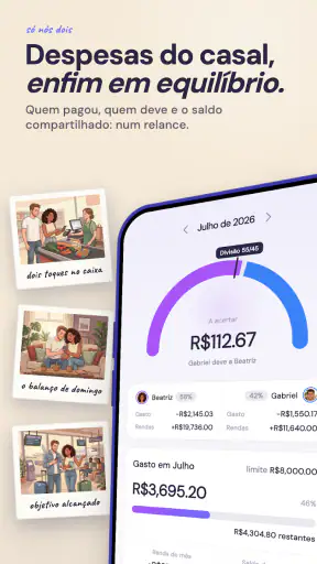 Despesas do Casal · Balance screenshot