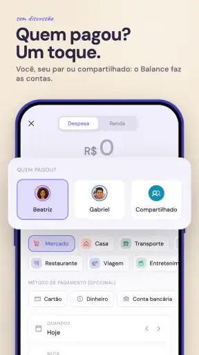 Despesas do Casal · Balance screenshot