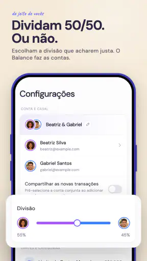 Despesas do Casal · Balance screenshot