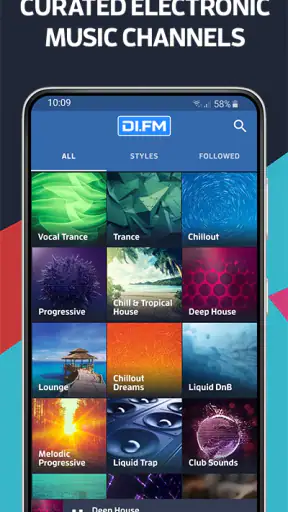 DI.FM: Electronic Music Radio screenshot