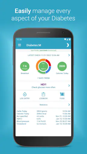 Diabetes:M - Blood Sugar Diary screenshot