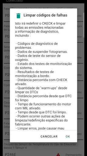 Diagnóstico Tor OBD2 screenshot