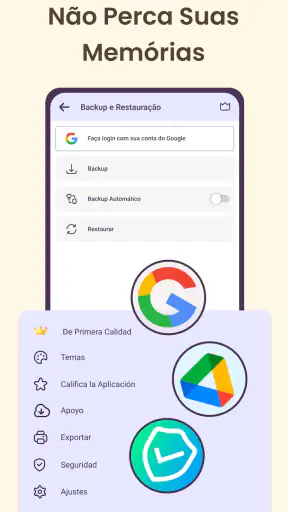 Diário, caderno com senha screenshot