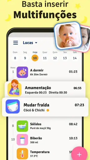 Diário do bebê - Amamentação screenshot