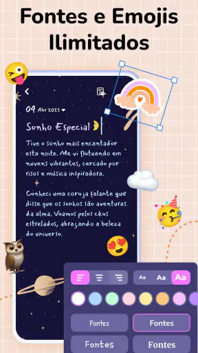 Diário Privado com Senha screenshot