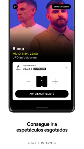 DICE: Espetáculos ao vivo screenshot