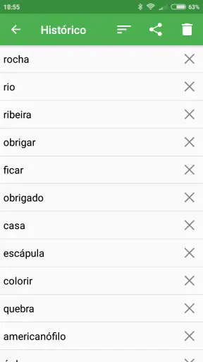 Dicionário de Português screenshot