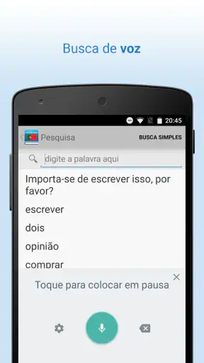 Dicionário Português screenshot