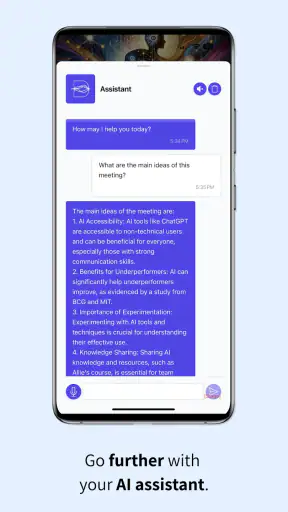Dicte: IA Reuniões screenshot