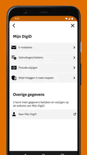 DigiD screenshot