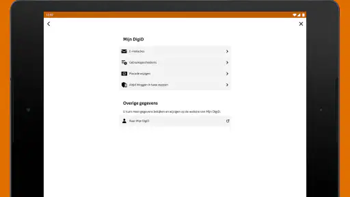 DigiD screenshot