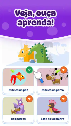 Dinolingo: Crianças aprendem screenshot