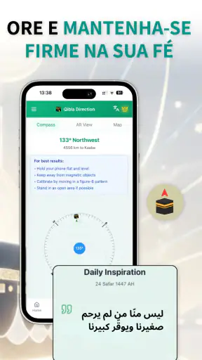 Direção da Qibla: Oração screenshot