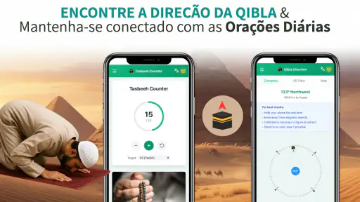 Direção da Qibla: Oração screenshot