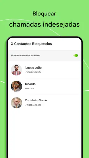 Discador telefônico - Contatos screenshot