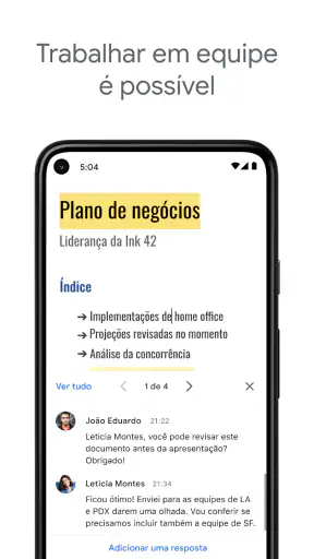 Documentos Google screenshot