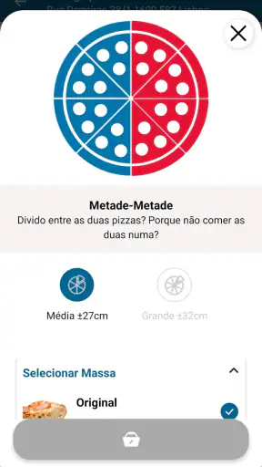 Domino’s Portugal screenshot