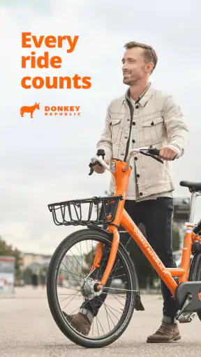 Donkey Republic Bike share screenshot