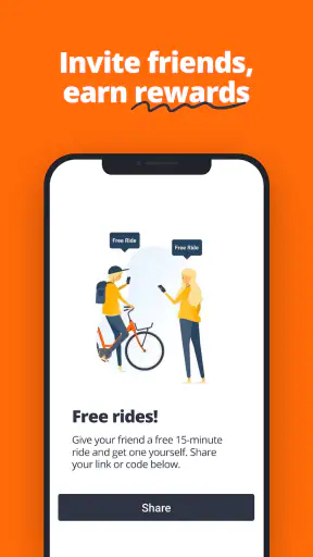 Donkey Republic Bike share screenshot