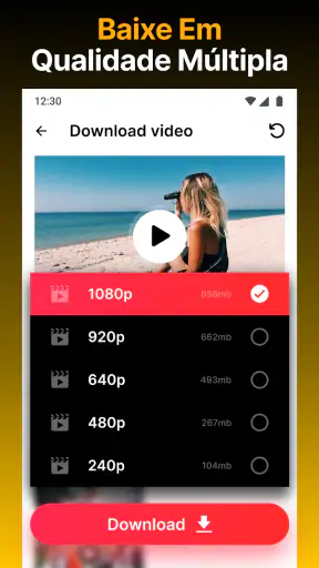 Downloader de vídeo HD - Vidow screenshot