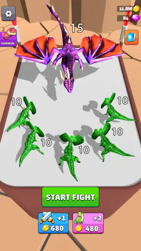 Dragons Merge: Jogos de batalh screenshot