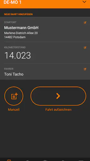 Driverslog Pro 2 - Fahrtenbuch screenshot